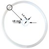 Dichtung für Töpfe mit breitem Schüttrand bis d=40 cm, Materialstärke 1,5 mm (Bild für) Dichtung für Töpfe mit breitem Schüttrand bis d=40 cm, Materialstärke 1,5 mm